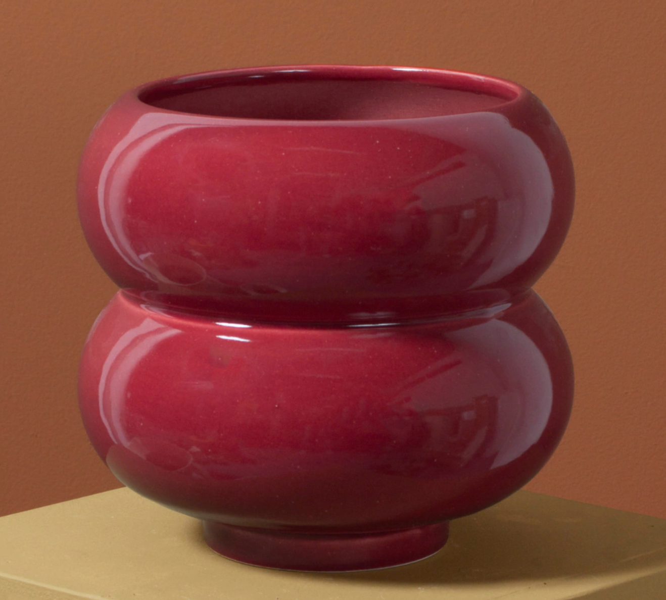 Maceta con plato Gola XL